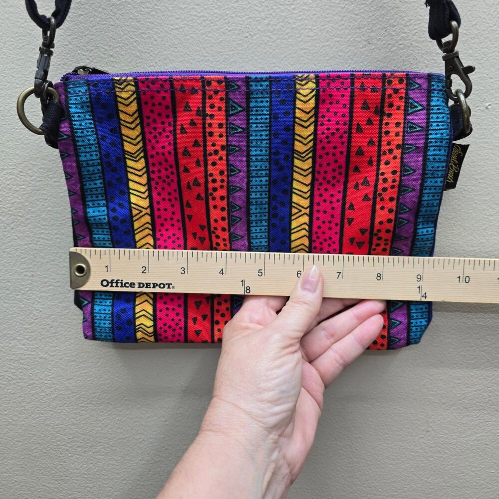 Laurel Burch Cats Feline Friends 2Pc Crossbody +Organizer Bag Boho Multicolor - Picture 11 of 11